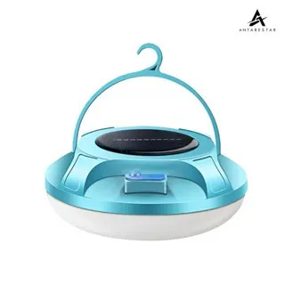 Lampu Camping Emergency UFO Gantung Solar Panel Camping Lamp Darurat Multifungsi
