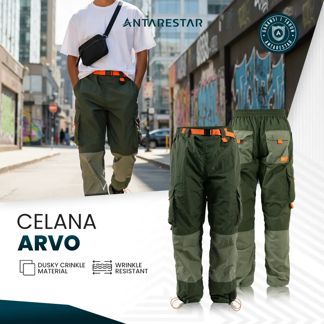 Celana Panjang Crinkle Arvo
