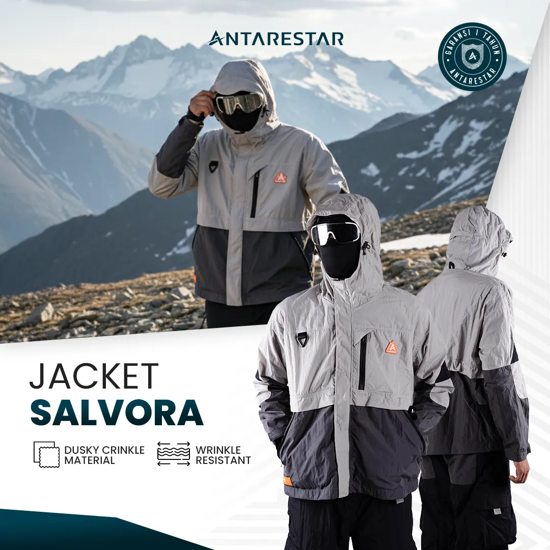 Jaket Crinkle Salvora
